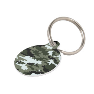 8-bits Pixel Digital Urban Camouflage / Camo Huisdierpenning