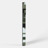 8-bits Pixel Digital Urban Camouflage / Camo iPhone Hoesje (Rechterkant)
