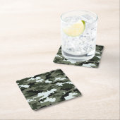 8-bits Pixel Digital Urban Camouflage / Camo Kartonnen Onderzetters (Insitu)