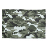 8-bits Pixel Digital Urban Camouflage / Camo Kussensloop (Achterkant)