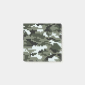 8-bits Pixel Digital Urban Camouflage / Camo Post-it® Notes (Voorkant)