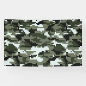 8-bits Pixel Digital Urban Camouflage / Camo Spandoek (Horizontaal)