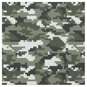 8-bits Pixel Digital Urban Camouflage / Camo Stof
