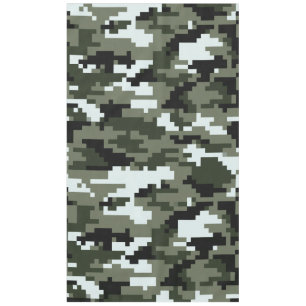 8-bits Pixel Digital Urban Camouflage / Camo Tafelkleed