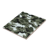 8-bits Pixel Digital Urban Camouflage / Camo Tegeltje (Zijkant)