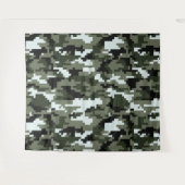 8-bits Pixel Digital Urban Camouflage / Camo Wandkleed (Voorkant (horizontaal))