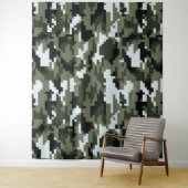 8-bits Pixel Digital Urban Camouflage / Camo Wandkleed (In situ)