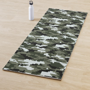 8-bits Pixel Digital Urban Camouflage / Camo Yogamat