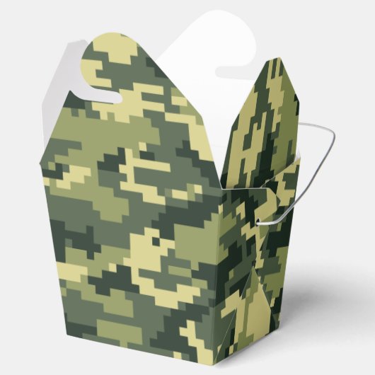 8-bits Pixel Digital Woodland Camouflage / Camo Bedankdoosjes (Geopend)