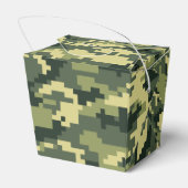 8-bits Pixel Digital Woodland Camouflage / Camo Bedankdoosjes (Achterkant)