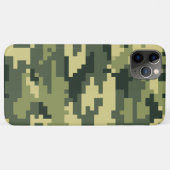 8-bits Pixel Digital Woodland Camouflage / Camo Case-Mate iPhone Case (Achterkant (horizontaal))