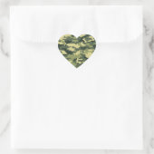 8-bits Pixel Digital Woodland Camouflage / Camo Hart Sticker (Tas)