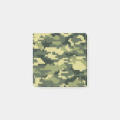 8-bits Pixel Digital Woodland Camouflage / Camo Post-it® Notes (Voorkant)