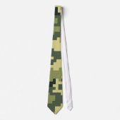 8-bits Pixel Digital Woodland Camouflage / Camo Stropdas (Voorkant)