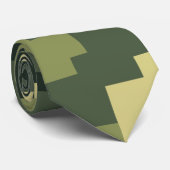 8-bits Pixel Digital Woodland Camouflage / Camo Stropdas (Opgerold)