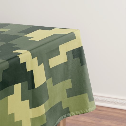 8-bits Pixel Digital Woodland Camouflage / Camo Tafelkleed (Voorbeeld)