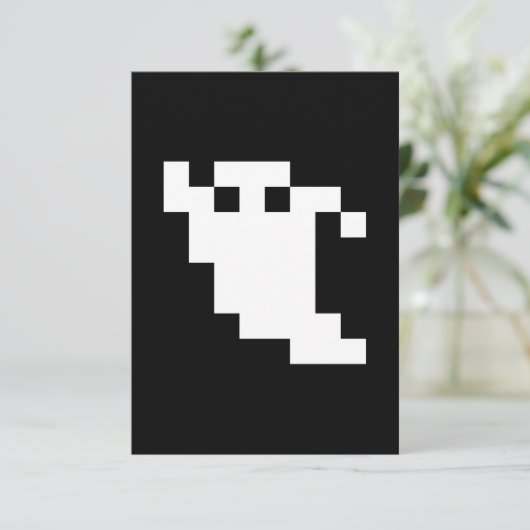 8-bits Pixel Ghost (Staand voorkant)