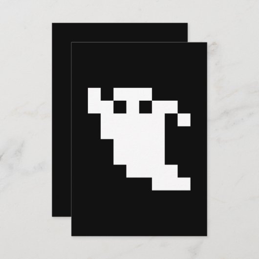 8-bits Pixel Ghost (Voorkant / Achterkant)