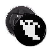 8-bits Pixel Ghost Button Flesopener (Voorkant)