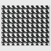 8-bits Pixel Ghost Cadeaupapier (Vlak)