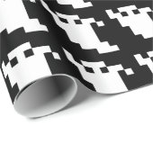 8-bits Pixel Ghost Cadeaupapier (Rol Hoek)