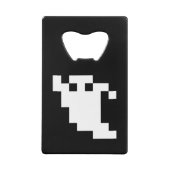 8-bits Pixel Ghost Creditkaart Flessenopener (Voorkant)