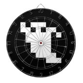 8-bits Pixel Ghost Dartbord (Voorkant)