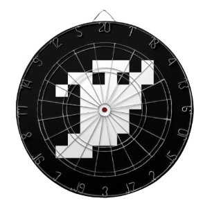 8-bits Pixel Ghost Dartbord