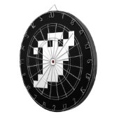 8-bits Pixel Ghost Dartbord (Voorkant Rechts)