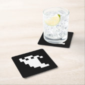8-bits Pixel Ghost Kartonnen Onderzetters (Insitu)