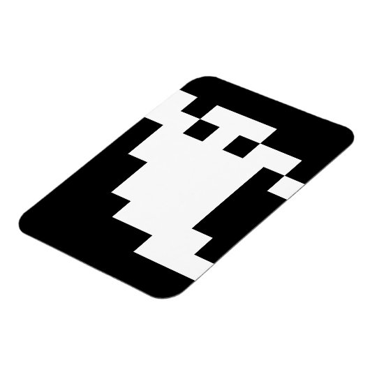 8-bits Pixel Ghost Magneet (Linkerzijde)