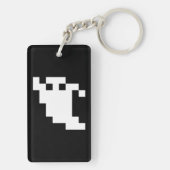 8-bits Pixel Ghost Sleutelhanger (achterkant)