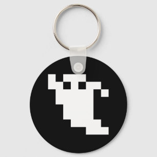8-bits Pixel Ghost Sleutelhanger