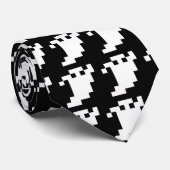 8-bits Pixel Ghost Stropdas (Opgerold)