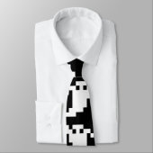 8-bits Pixel Ghost Stropdas (Gebonden)