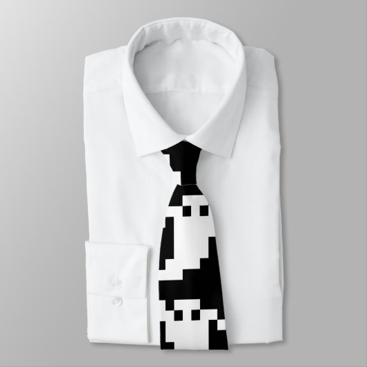 8-bits Pixel Ghost Stropdas (Gebonden)