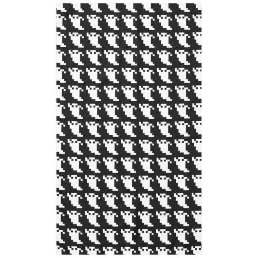 8-bits Pixel Ghost Tafelkleed (Voorkant)