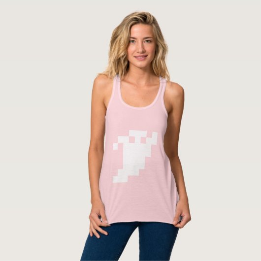 8-bits Pixel Ghost Tanktop (Volledige Voorkant)