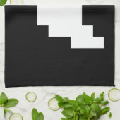 8-bits Pixel Ghost Theedoek (Gevouwen)