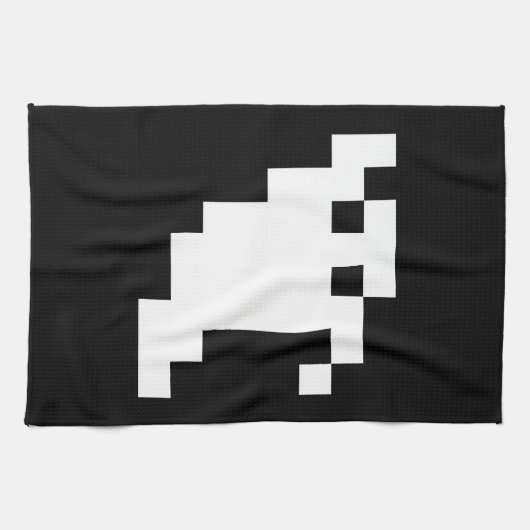 8-bits Pixel Ghost Theedoek (Horizontaal)