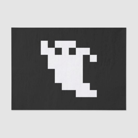 8-bits Pixel Ghost Tissuepapier (Voorkant)