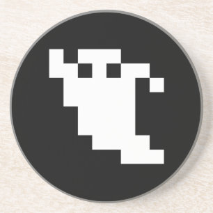 8-bits Pixel Ghost Zandsteen Onderzetter