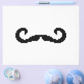 8-bits Pixel Handlebar Mustache Flyer (Enkel)