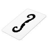 8-bits Pixel Handlebar Mustache Magneet (Linkerzijde)