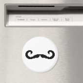 8-bits Pixel Handlebar Mustache Magneet (Insitu (Vaatwasser))