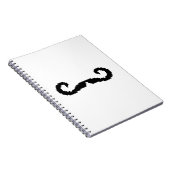 8-bits Pixel Handlebar Mustache Notitieboek (Rechterzijde)