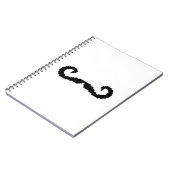 8-bits Pixel Handlebar Mustache Notitieboek (Linkerzijde)