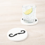 8-bits Pixel Handlebar Mustache Zandsteen Onderzetter (Zijkant)