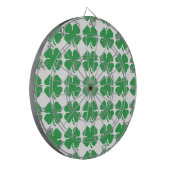 8-bits Pixel Lucky Four Leaf Clover Dartbord (Voorkant Links)