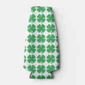 8-bits Pixel Lucky Four Leaf Clover Flesjeskoeler (Voorkant)